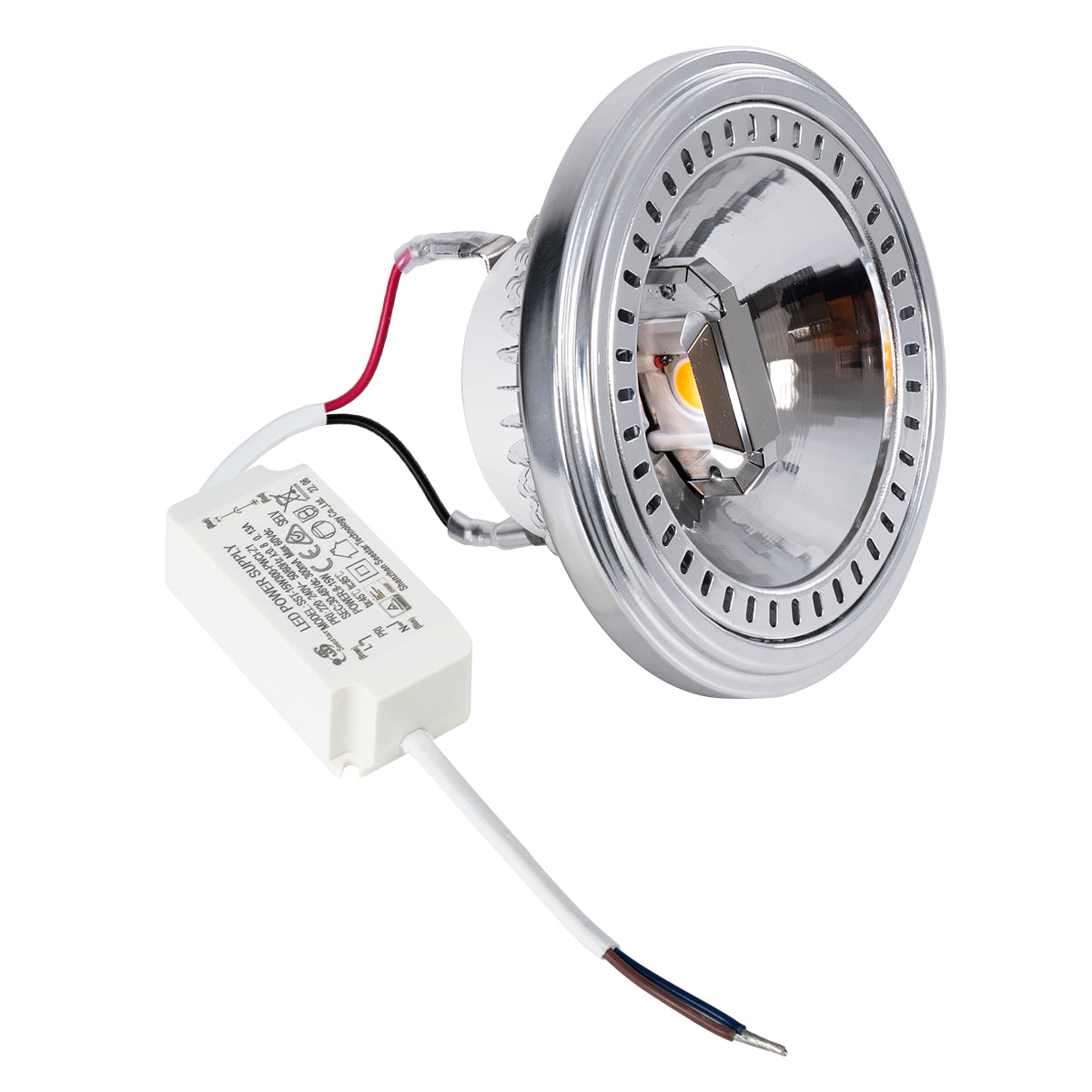 DARKO 60380 Σποτ LED Indirect Anti-Glare AR111 14W 1582lm 40° AC 220-240V IP20 Φ11.1 x Υ6.6cm Θερμό Λευκό 2700K - Bridgelux High Lumen COB Gen2 - TÜV Certified Driver