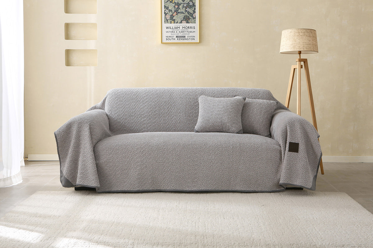 Ριχτάρι Διθέσιο Lamb Plus Art 8831 175x250εκ Γκρι