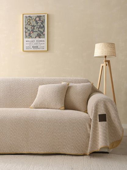 Ριχτάρια Σετ 2 Τμχ Lamb Plus Art 8833 (175x250εκ + 175x300εκ) Μπεζ
