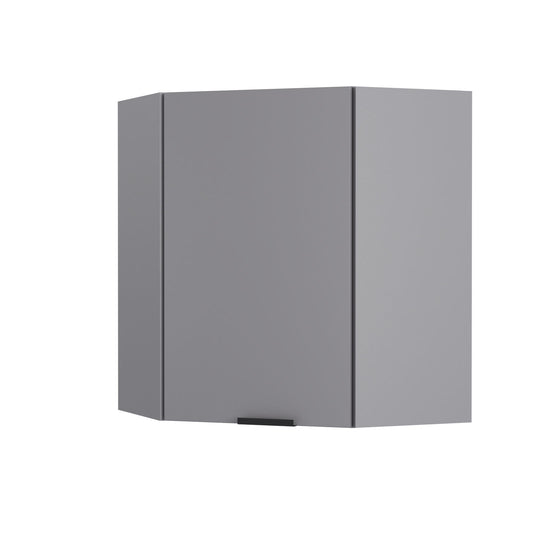 Craft Πάνω Ντουλάπι Γωνιακό Γραφίτη 60-60x30x72