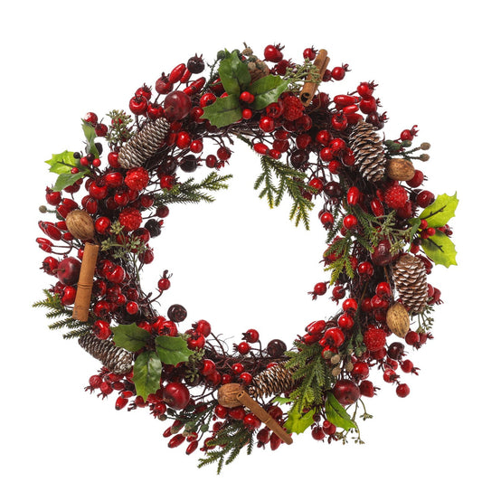 Στεφάνι Pine & Berries 40εκ