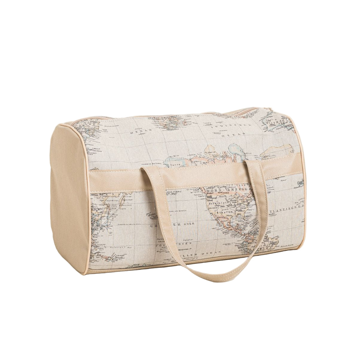 Σακ Βουαγιάζ Χάρτη Vintage 45x30x30