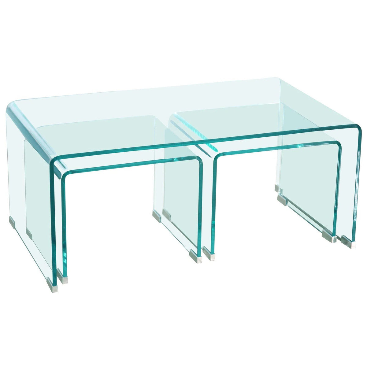Τραπεζάκια Σαλονιού Crystal Plus 90x50x38