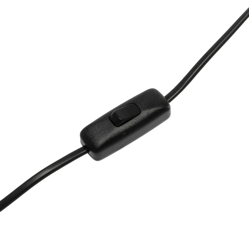 MINNIE 204-0062 Μοντέρνο Επιτραπέζιο Φωτιστικό Πορτατίφ με Ντουί 1 x E14 AC 220-240V IP20 - Μαύρο & Μπεζ - Μ15 x Π15 x Υ21