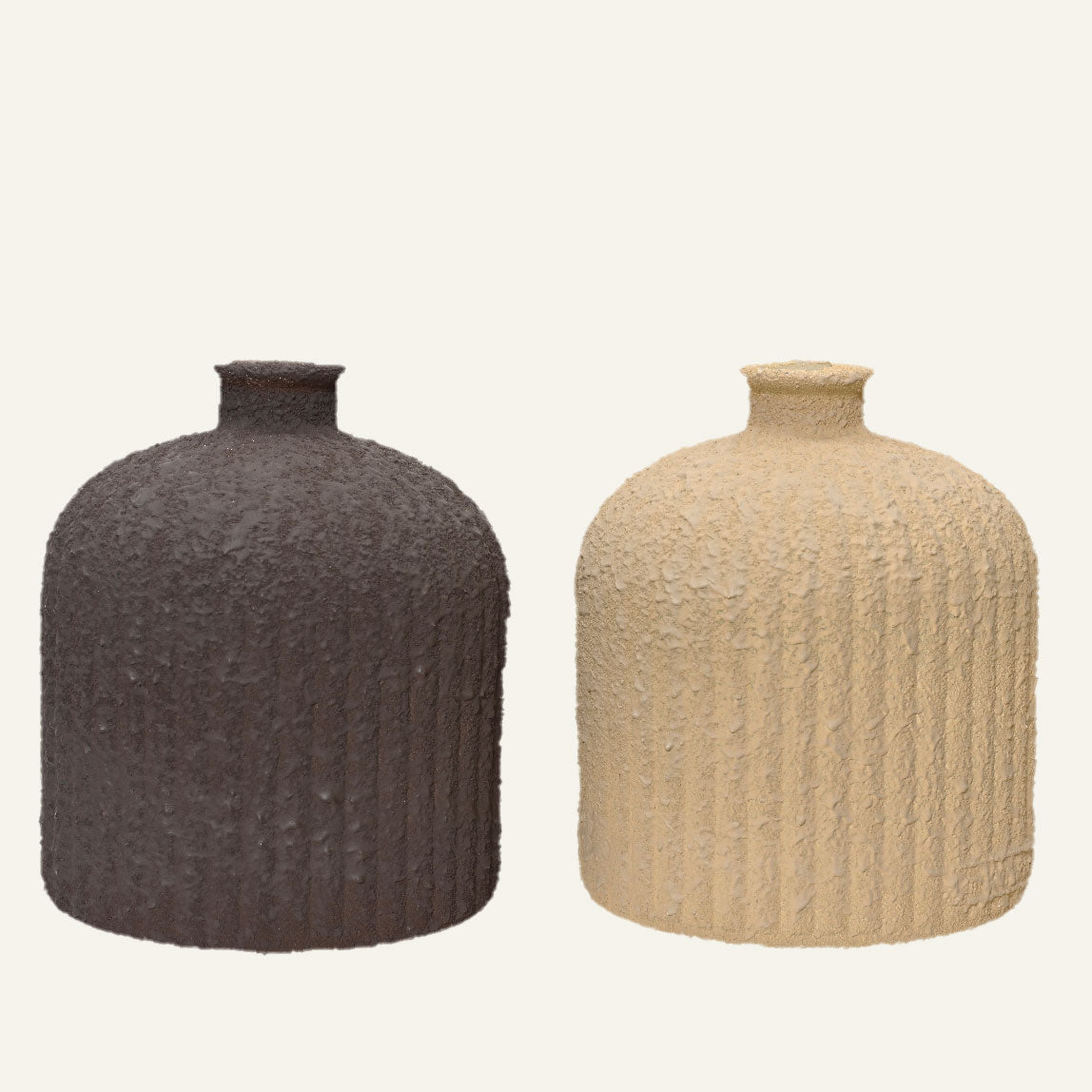 Βάζο 18x18x16 Μπεζ