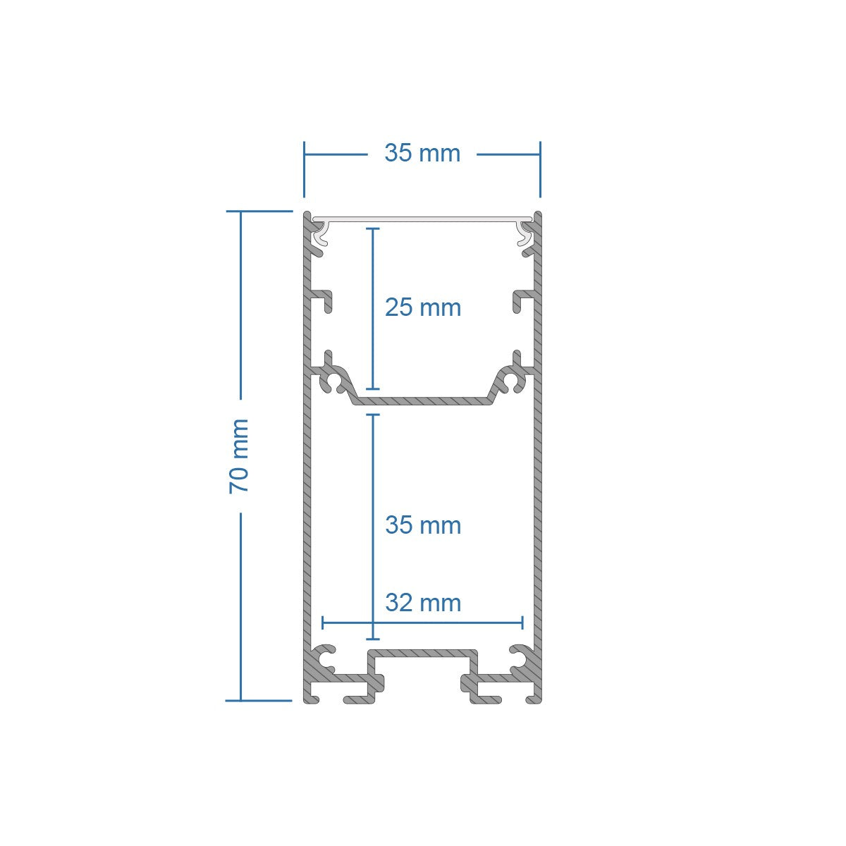 ALP-CORNER-SIDE90 LUMILINE 61767 Επιφανειακό / Κρεμαστό Προφίλ Αλουμινίου Γωνία με Λευκό Γαλακτερό Πατητό Κάλυμμα για Ταινίες LED IP20 - Μαύρο Ματ - Μ30 x Π3.5 x Υ7cm