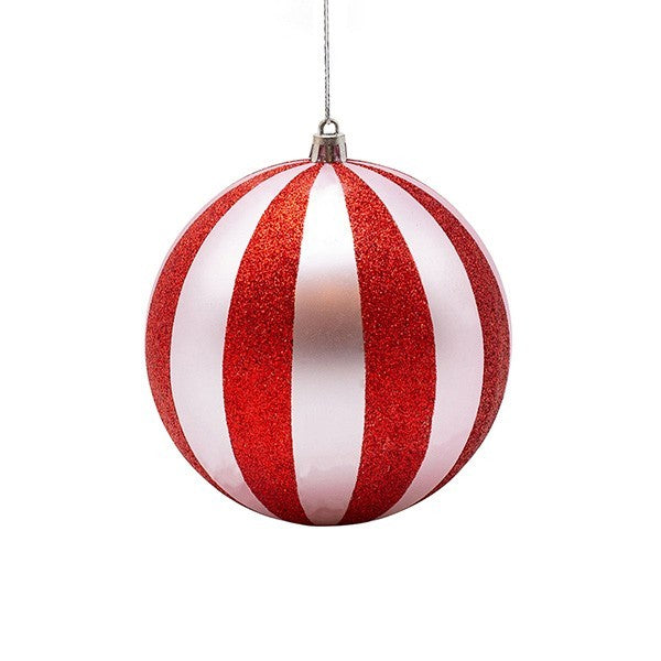 ΠΛΑΣΤΙΚΗ ΜΠΑΛΑ ΡΟΖ ΜΕ ΚΟΚΚΙΝΟ GLITTER ΣΕΤ 2 ΤΜΧ 12εκ