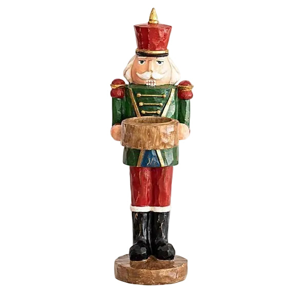 Soldier Red-Green Tealight Holder 1 Position for Tealight 27cm