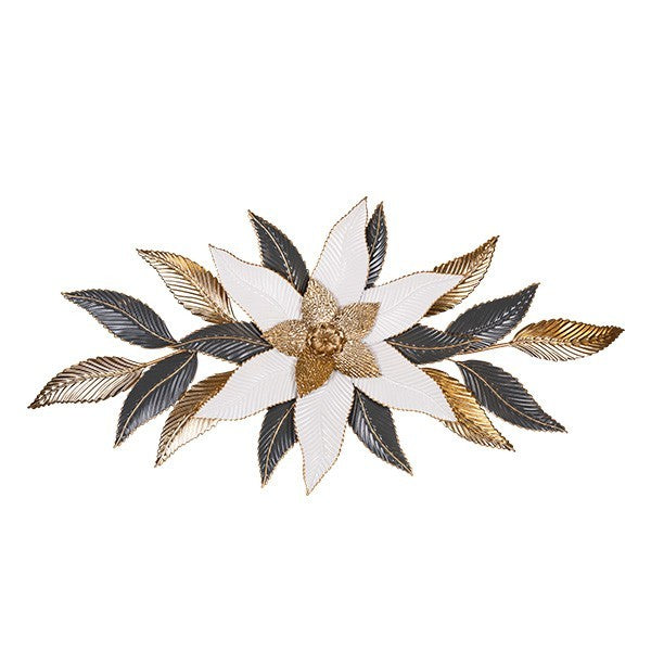 ΔΙΑΚΟΣΜΗΤΙΚΟ ΤΟΙΧΟΥ ΛΟΥΛΟΥΔΙ ΜΕΤΑΛΛΙΚΟ ΛΕΥΚΟ - ΓΚΡΙ - ΧΡΥΣΟ 133x6x66.5