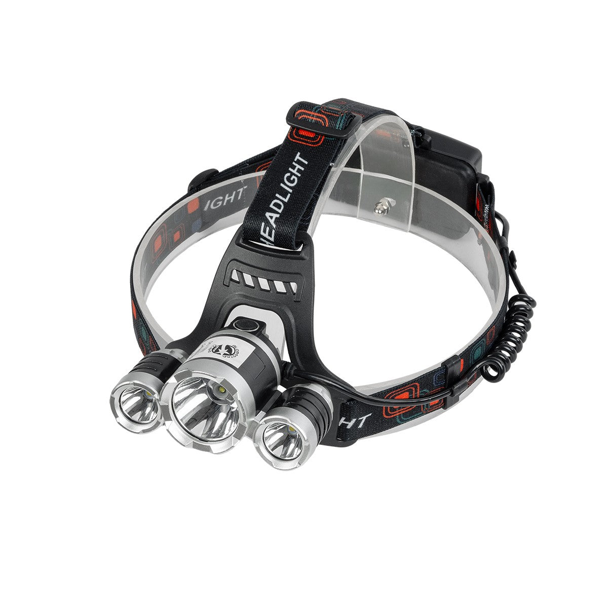 79057 Φακός Κεφαλής Επαναφορτιζόμενος LED CREE XML2-T6 Chip 30 Watt 3000lm με 2 x 18650 Μπαταρίες 6000mAh Ψυχρό Λευκό 6000K