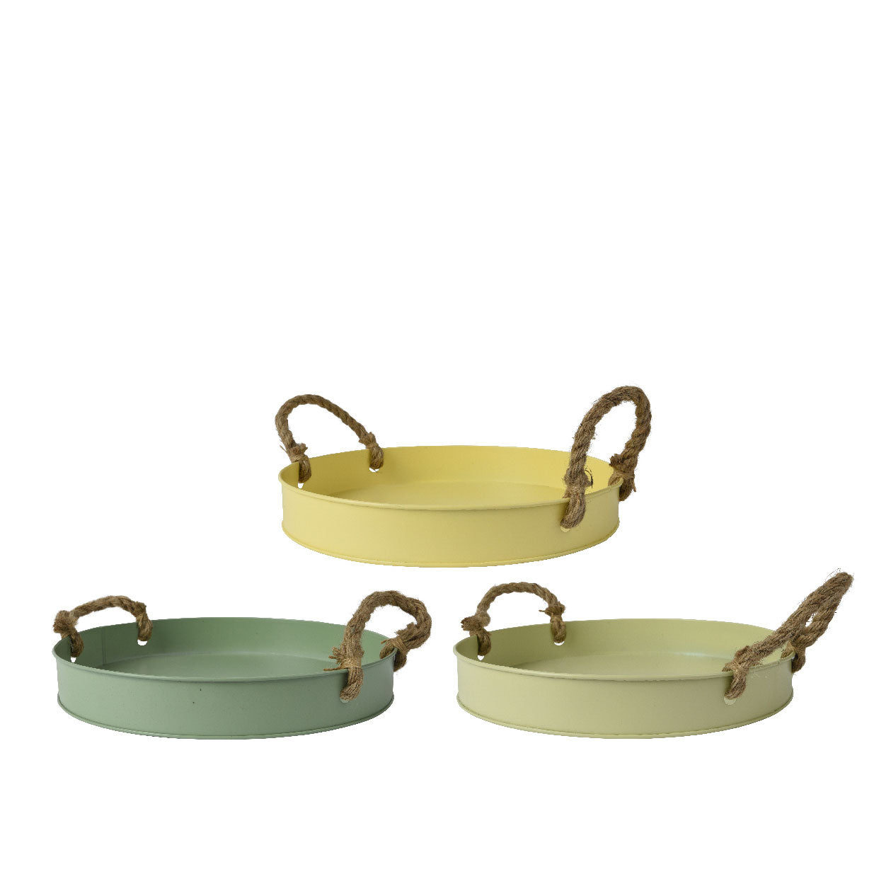 Μεταλλικός Δίσκος με Χερούλια 30x30x5 Λαχανί