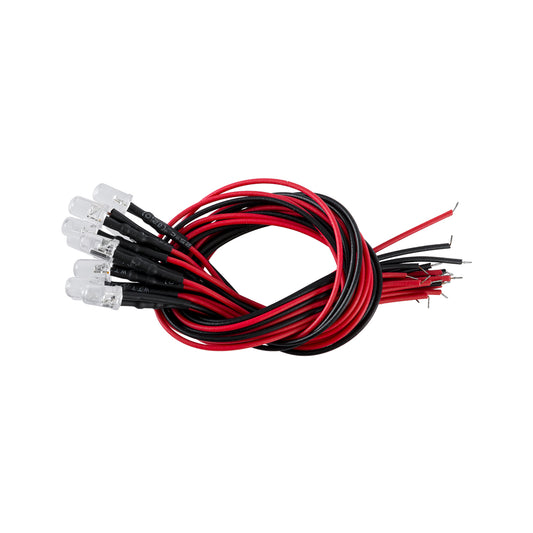 DIODECHIP 73733 Δίοδος LED 0.3W 15lm 90° DC 12V Αδιάβροχο IP65 Πράσινο Dimmable - Μ0.5 x Π0.5 x Υ20 - Πακέτο 10 Τεμαχίων