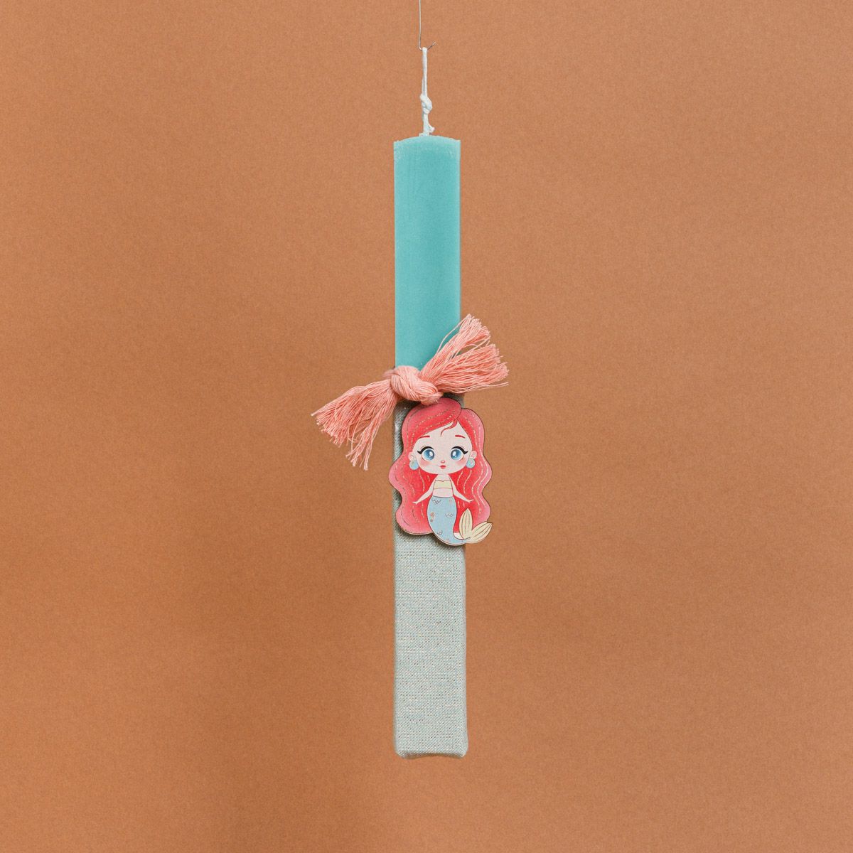 Λαμπάδα Στολισμένη “Γοργόνα” σε Συσκευασία Δώρου