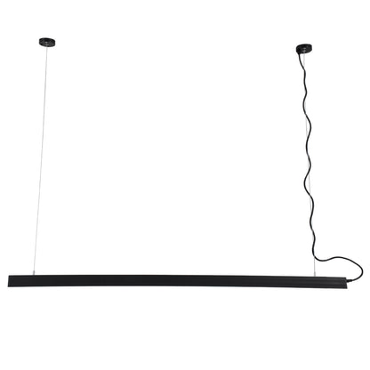 OFFICE 61023-P Γραμμικό Κρεμαστό Φωτιστικό Linear LED 18W 2230lm 120° AC 220-240V Μ120 x Π2 x Υ4 Ψυχρό Λευκό 6000K - Μαύρο