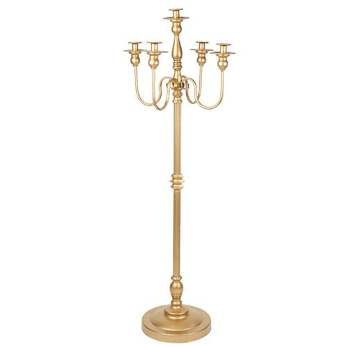 Κηροπήγιο Μεταλλικό Prestige Χρυσό 45x122εκ