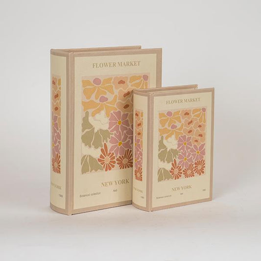 S/2 ΚΟΥΤΙΑ ΒΙΒΛΙΑ ΞΥΛΙΝΑ ΜΠΕΖ 19x7x27