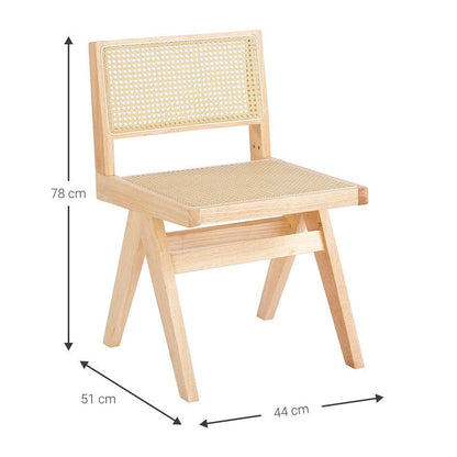 Chair Theodore Natural 44x51x78