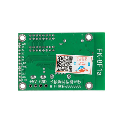 CARD-FK-8F1a 90094 Κάρτα Εικόνας για Πολύχρωμες RGB LED Κυλιόμενες Ψηφιακές Επιγραφές/Οθόνες DC 5V IP20 - 1536x16/768x32 Pixels - Μ6.7 x Π4.5 x Υ1.5