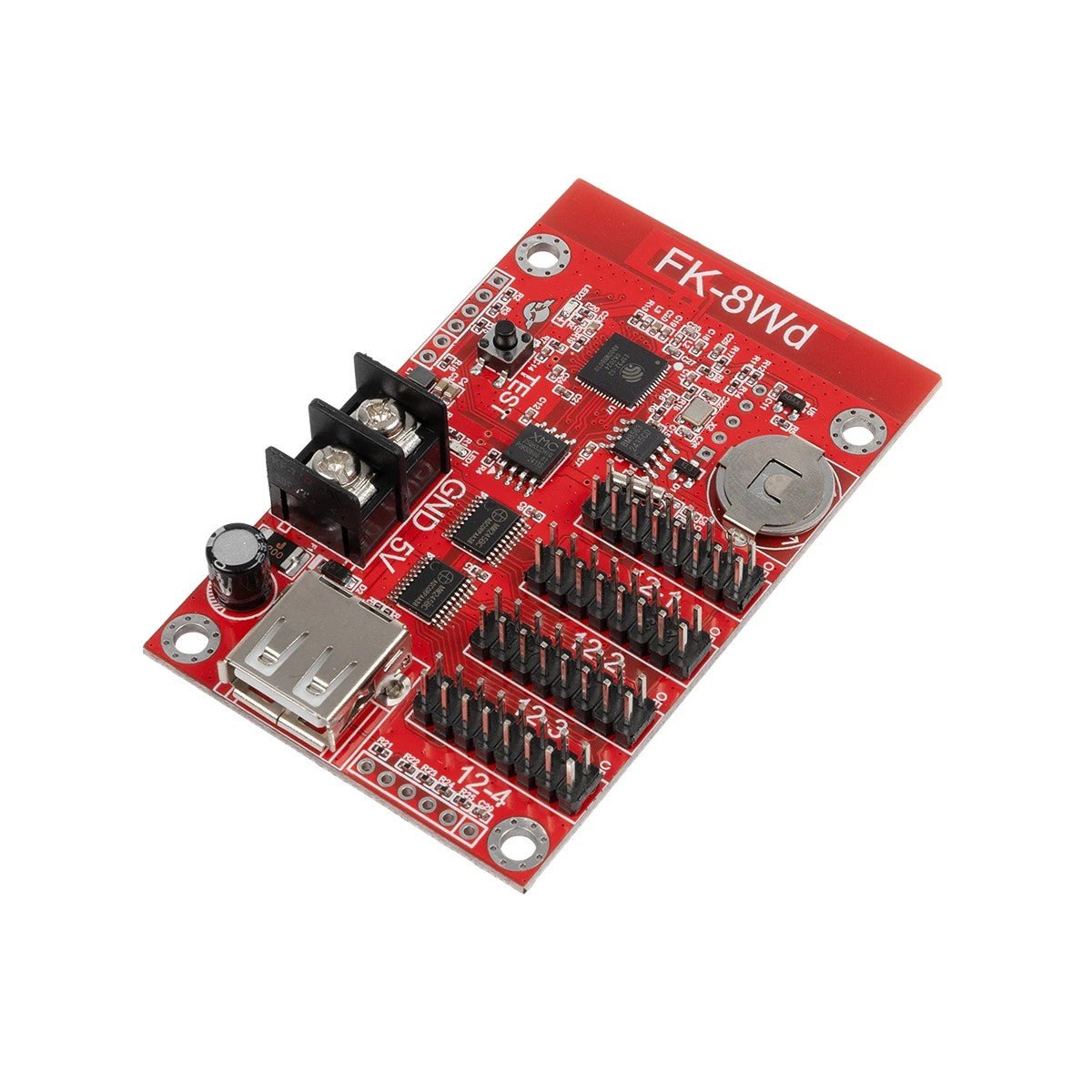 CARD-FK-8Wd 90095 Κάρτα Εικόνας για Μονόχρωμες Κυλιόμενες Ψηφιακές Επιγραφές/Οθόνες DC 5V IP20 - 3072x16/1536x32/1024x48/768x64 Pixels - Μ7.7 x Π4.8 x Υ1.6