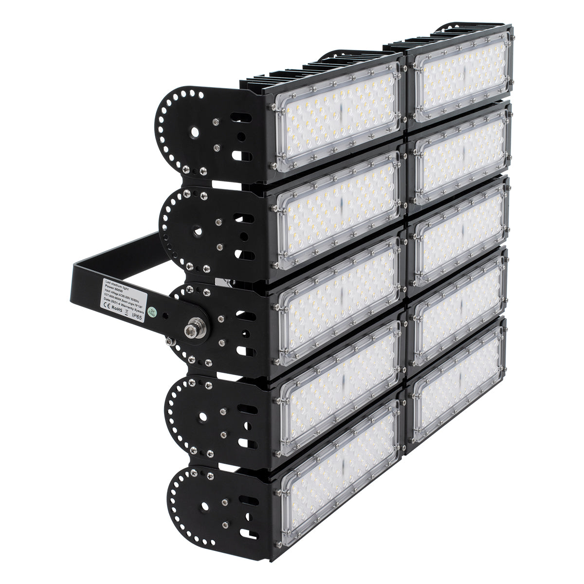 GOLIATH 90104 LED Προβολέας Γηπέδου - Φωτιστικό Tunnel 500W 80000LM 75°*135° AC 100-277V IP65 - Ψυχρό Λευκό 5000K - MeanWell Driver & LumiLEDs Chip