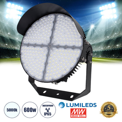 CYCLOP 90107 LED Προβολέας Γηπέδου 600W 96000LM 60° AC 100-277V IP65 - Ψυχρό Λευκό 5000K - MeanWell Driver & LumiLEDs Chip