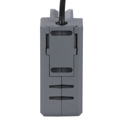 WINDOW-CORNA 90114 Αρχιτεκτονικό Γωνιακό Φωτιστικό Ανάδειξης Παραθύρων Window Light LED 6W 540lm 3x172° DC 24V Αδιάβροχο IP65 Θερμό Λευκό 2700K Dimmable - Γκρι Ανθρακί - Μ12 x Π4 x Υ12