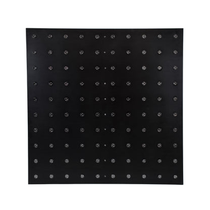 90117 Digital Pixel Addressable Facade Panel - Ψηφιακό Πάνελ Πρόσοψης Κτιρίων LED SMD 3535 75W/m2 100LED/m2 100PIXEL/m2 SPI/TTL Protocol IC UCS512B 4500lm/m2 120° DC 12V IP67 RGB - Μαύρο Σώμα - Μ100 x Π100 x Υ3cm