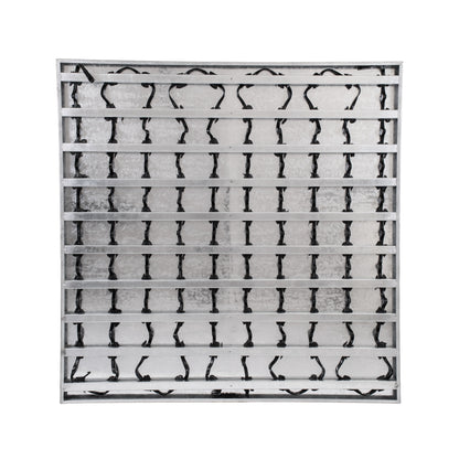 90117 Digital Pixel Addressable Facade Panel - Ψηφιακό Πάνελ Πρόσοψης Κτιρίων LED SMD 3535 75W/m2 100LED/m2 100PIXEL/m2 SPI/TTL Protocol IC UCS512B 4500lm/m2 120° DC 12V IP67 RGB - Μαύρο Σώμα - Μ100 x Π100 x Υ3cm