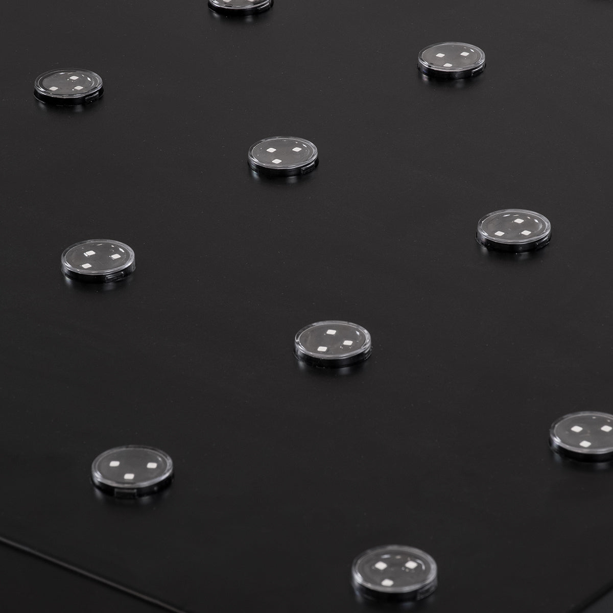 90117 Digital Pixel Addressable Facade Panel - Ψηφιακό Πάνελ Πρόσοψης Κτιρίων LED SMD 3535 75W/m2 100LED/m2 100PIXEL/m2 SPI/TTL Protocol IC UCS512B 4500lm/m2 120° DC 12V IP67 RGB - Μαύρο Σώμα - Μ100 x Π100 x Υ3cm