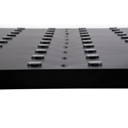 90117 Digital Pixel Addressable Facade Panel - Ψηφιακό Πάνελ Πρόσοψης Κτιρίων LED SMD 3535 75W/m2 100LED/m2 100PIXEL/m2 SPI/TTL Protocol IC UCS512B 4500lm/m2 120° DC 12V IP67 RGB - Μαύρο Σώμα - Μ100 x Π100 x Υ3cm