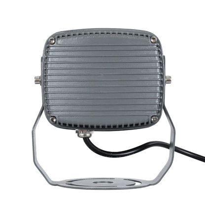 FLOOD-XENA 90121 Προβολέας Σποτ Wall Washer LED 12W 1320lm 10° AC 220-240V Αδιάβροχο IP65 Θερμό Λευκό 2700K - Γκρι Ανθρακί - Μ13.5 x Π11 x Υ15