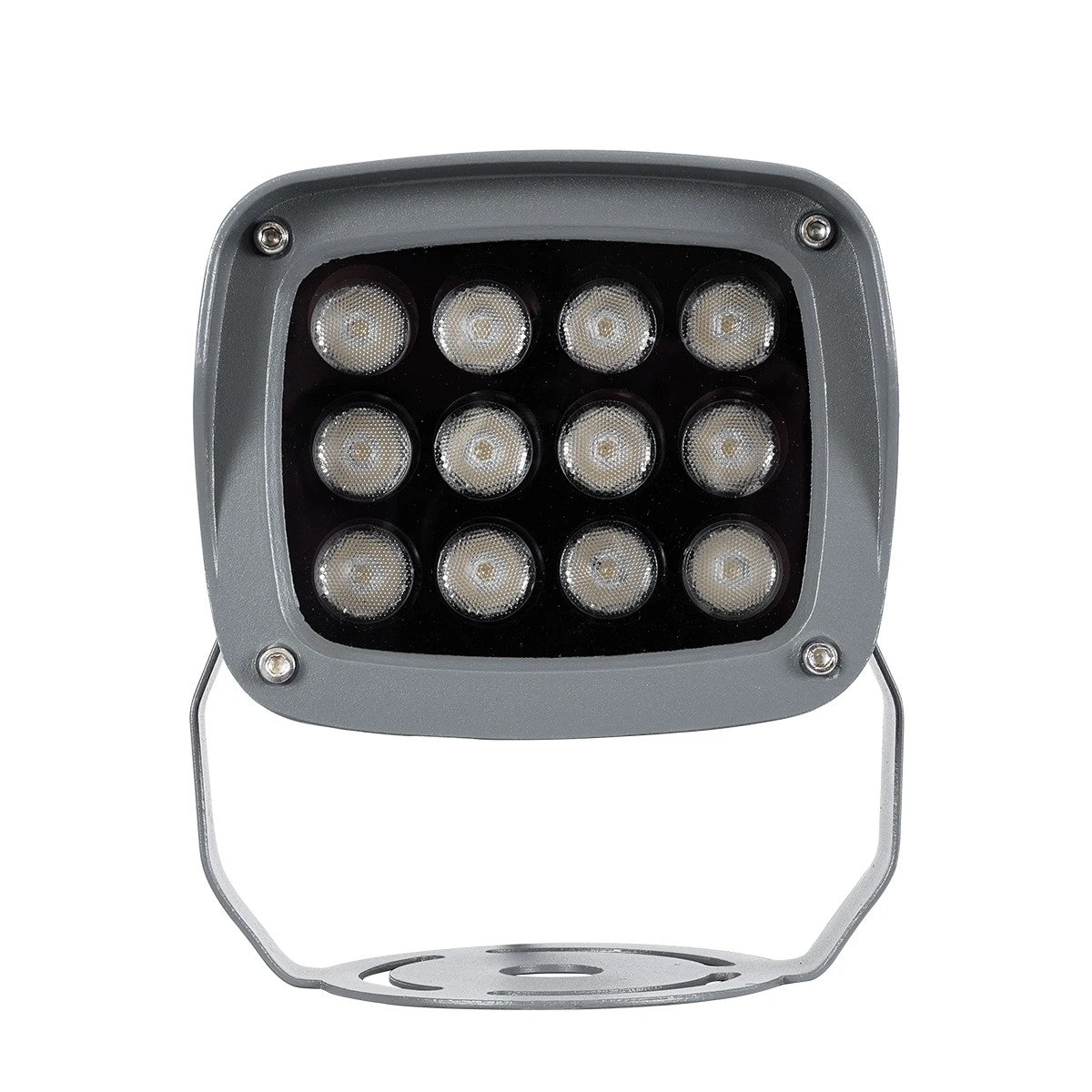 FLOODXENA 90125 LED Spot Wall Washer 12W 1020lm 10° AC 220-240V Waterproof IP65 Fuchsia - Bridgelux SMD Chip - Anthracite Grey - L13.5 x W11 x H15