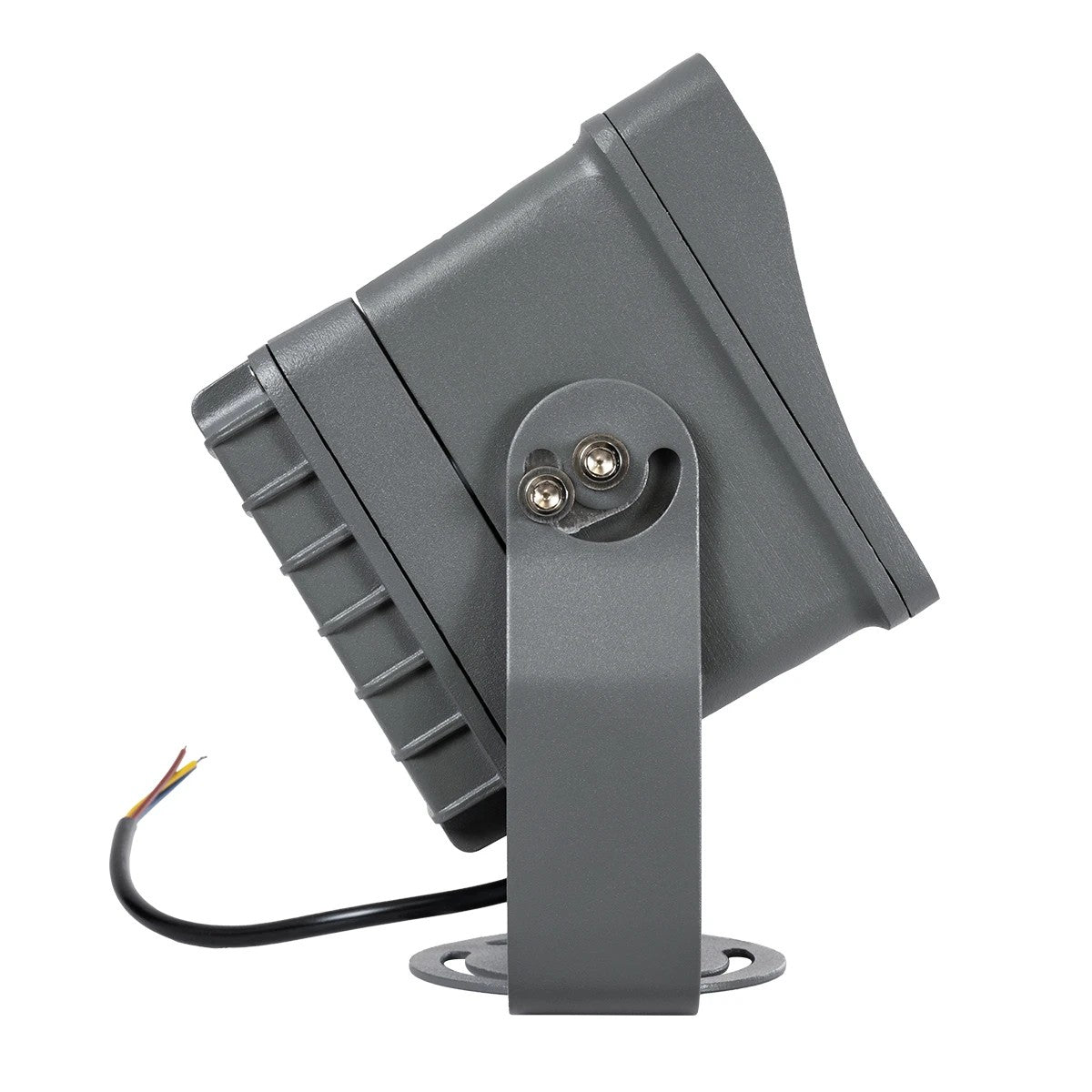 FLOODXENA 90129 Προβολέας Σποτ Wall Washer LED 24W 2760lm 10° AC 220-240V Αδιάβροχο IP65 Φυσικό Λευκό 4500K - Bridgelux SMD Chip - Γκρι Ανθρακί - Μ18 x Π13.5 x Υ18
