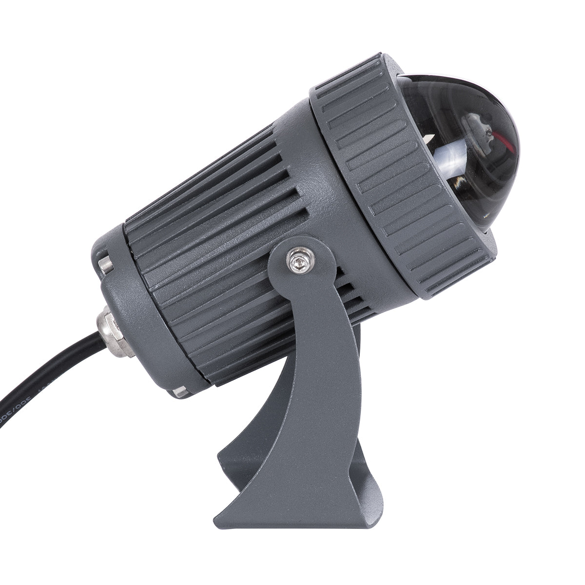 SPOT-FENIA 90134 Αρχιτεκτονικό Σποτ Φωτισμου LED 10W 1150lm 5° DC 24V Αδιάβροχο IP65 Φυσικό Λευκό 4500K Dimmable - Γκρι Ανθρακί - Μ7 x Π7 x Υ12