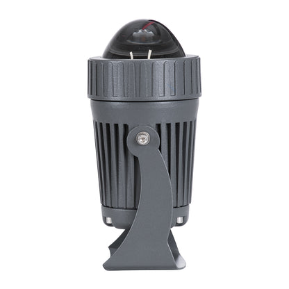 SPOT-FENIA 90134 Αρχιτεκτονικό Σποτ Φωτισμου LED 10W 1150lm 5° DC 24V Αδιάβροχο IP65 Φυσικό Λευκό 4500K Dimmable - Γκρι Ανθρακί - Μ7 x Π7 x Υ12