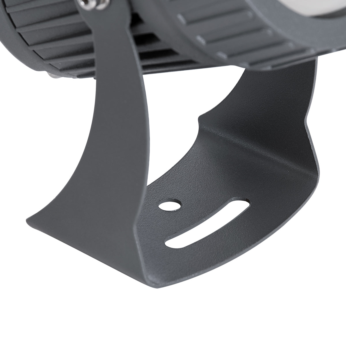 SPOT-FENIA 90134 Αρχιτεκτονικό Σποτ Φωτισμου LED 10W 1150lm 5° DC 24V Αδιάβροχο IP65 Φυσικό Λευκό 4500K Dimmable - Γκρι Ανθρακί - Μ7 x Π7 x Υ12