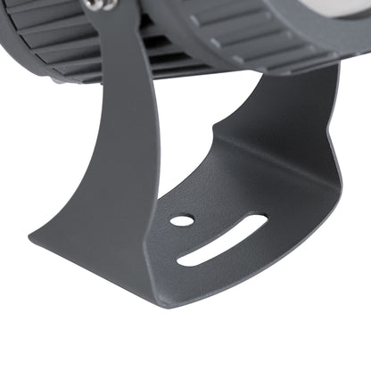 SPOT-FENIA 90134 Αρχιτεκτονικό Σποτ Φωτισμου LED 10W 1150lm 5° DC 24V Αδιάβροχο IP65 Φυσικό Λευκό 4500K Dimmable - Γκρι Ανθρακί - Μ7 x Π7 x Υ12