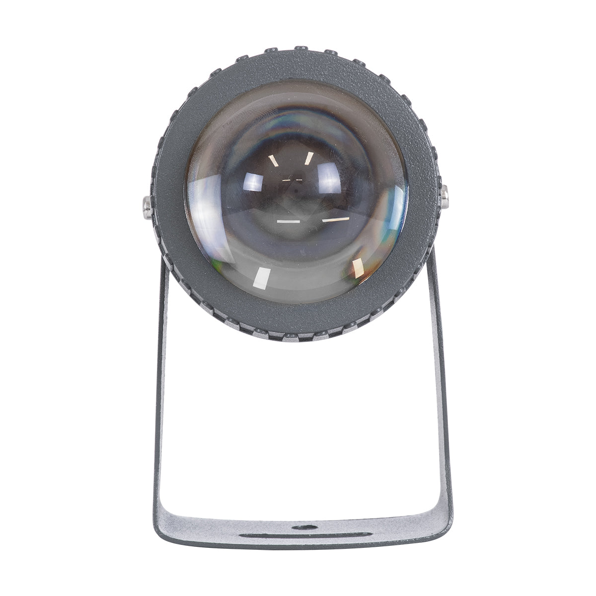 SPOT-FENIA 90136 Αρχιτεκτονικό Σποτ Φωτισμου LED 10W 850lm 5° DC 24V Αδιάβροχο IP65 Μπλε Dimmable - Γκρι Ανθρακί - Μ7 x Π7 x Υ12