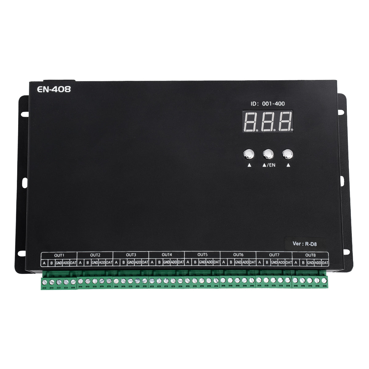 90146 SEEKWAY EN-408 - Professional Channel Controller - Full Colour LED Digital Control System - Κεντρικός & Slave Controller Καναλιών Εξόδου για Ψηφιακά Προϊόντα LED Digital Pixel TTL & DMX512 - Single Colour & RGB & RGBW - Synchronous