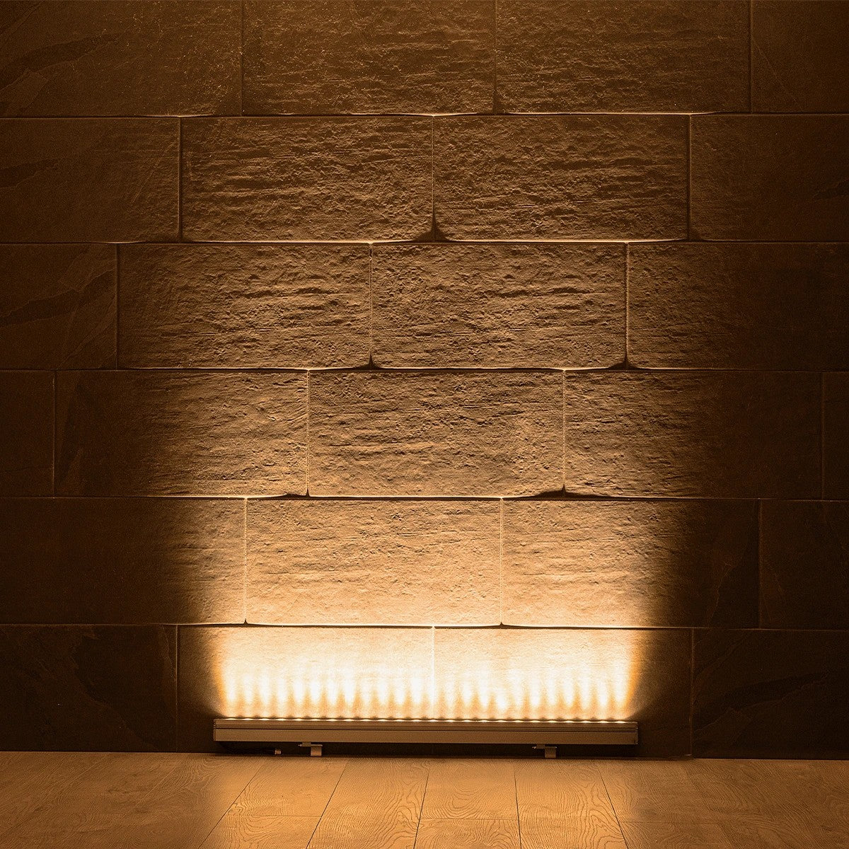 WASHERMARGO 90150 Μπάρα Φωτισμού Wall Washer LED 24W 2520lm 30° DC 24V Αδιάβροχο IP66 Ultra Θερμό Λευκό 2200K Dimmable - Bridgelux SMD Chip - Γκρι Ανθρακί - Μ100 x Π4 x Υ5