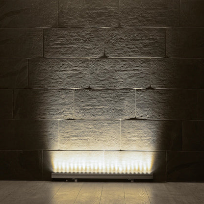 WASHERMARGO 90152 Wall Washer LED Light Bar 24W 2760lm 30° DC 24V Waterproof IP65 Natural White 4500K Dimmable - Bridgelux SMD Chip - Anthracite Grey Matt - L100 x W4 x H5