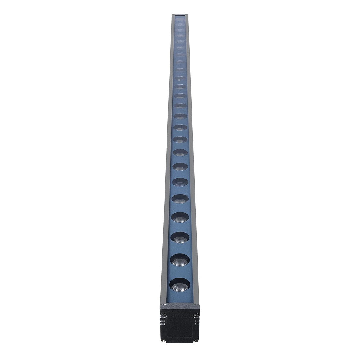 WASHERMARGO 90153 Μπάρα Φωτισμού Wall Washer LED 24W 2880lm 30° DC 24V Αδιάβροχο IP66 Ψυχρό Λευκό 6000K Dimmable - Bridgelux SMD Chip - Γκρι Ανθρακί - Μ100 x Π8.5 x Υ4