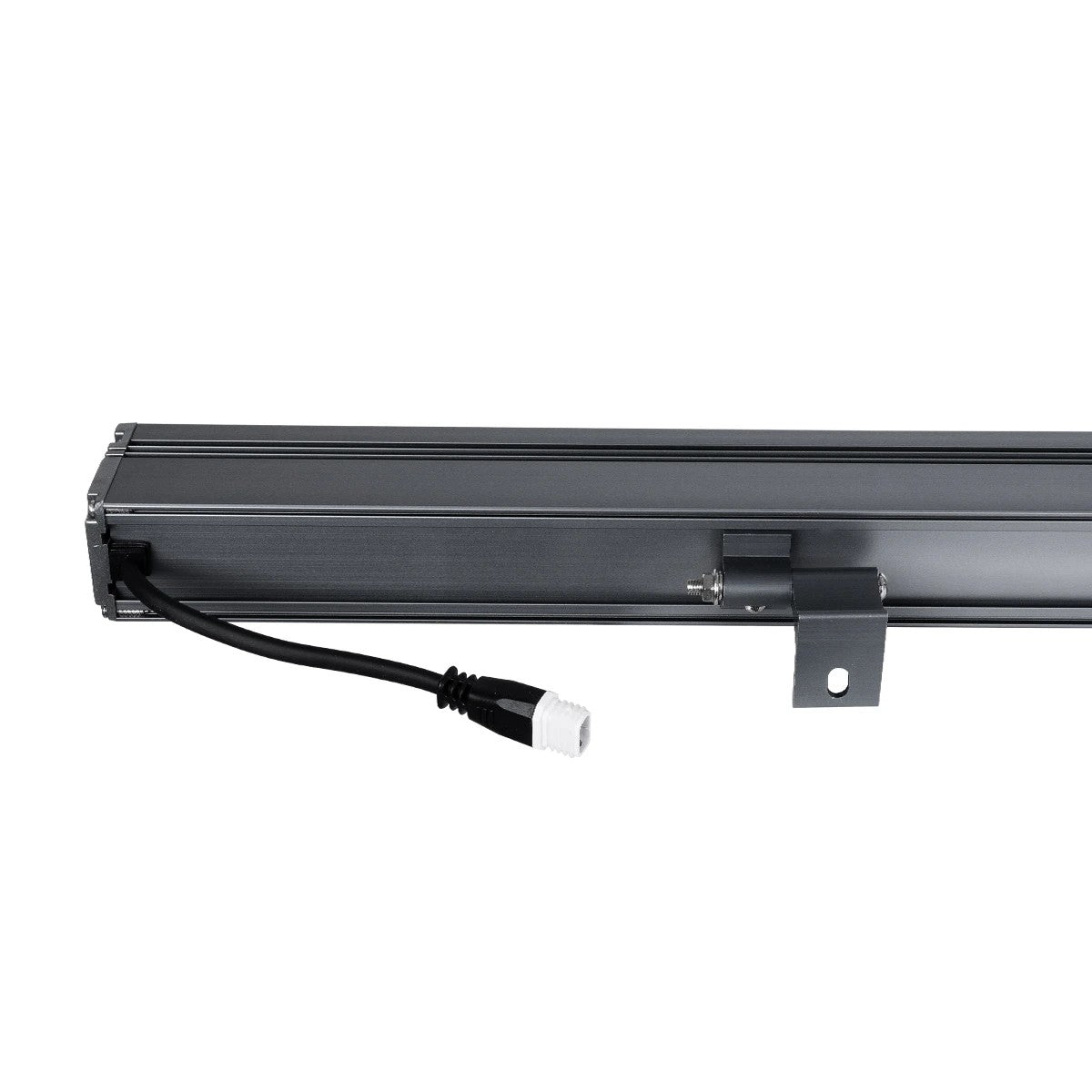 WASHERMARGO 90153 Μπάρα Φωτισμού Wall Washer LED 24W 2880lm 30° DC 24V Αδιάβροχο IP66 Ψυχρό Λευκό 6000K Dimmable - Bridgelux SMD Chip - Γκρι Ανθρακί - Μ100 x Π8.5 x Υ4