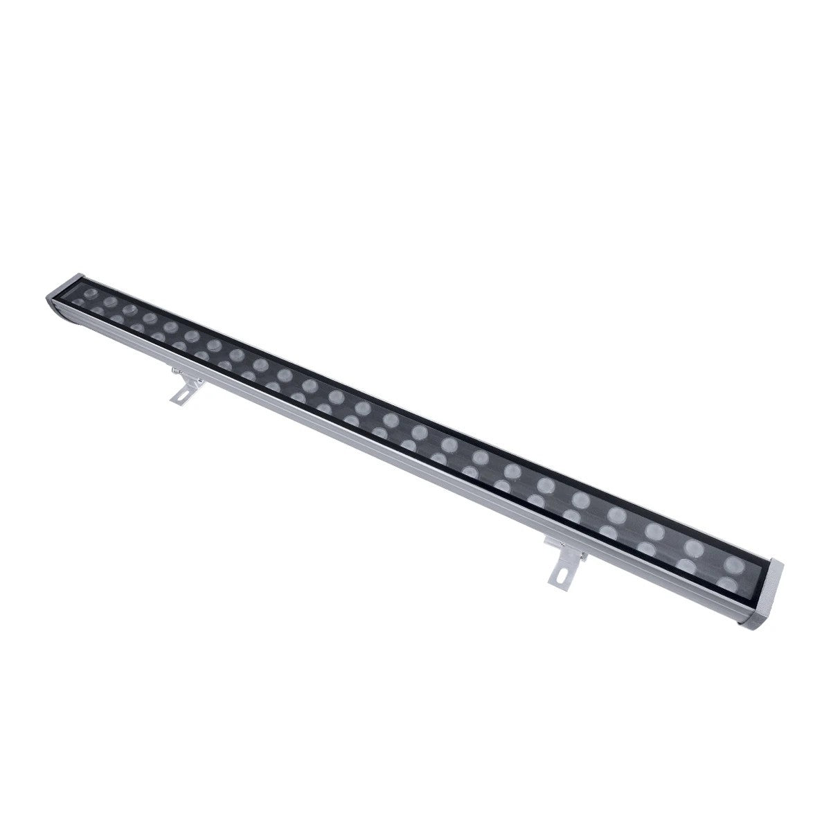 WASHERMOZA 90158 Μπάρα Φωτισμού Wall Washer LED 48W 5200lm 10-30° DC 24V Αδιάβροχο IP66 Θερμό Λευκό 2700K Dimmable - Bridgelux SMD Chip - Γκρι Ανθρακί - Μ100 x Π8 x Υ12