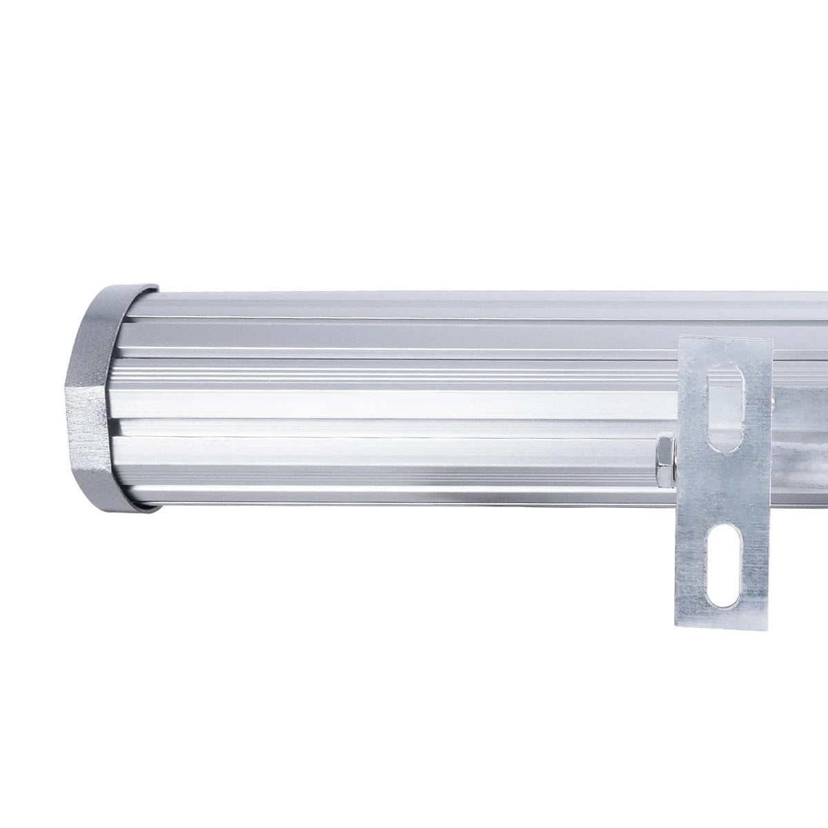 WASHERMOZA 90158 Μπάρα Φωτισμού Wall Washer LED 48W 5200lm 10-30° DC 24V Αδιάβροχο IP66 Θερμό Λευκό 2700K Dimmable - Bridgelux SMD Chip - Γκρι Ανθρακί - Μ100 x Π8 x Υ12