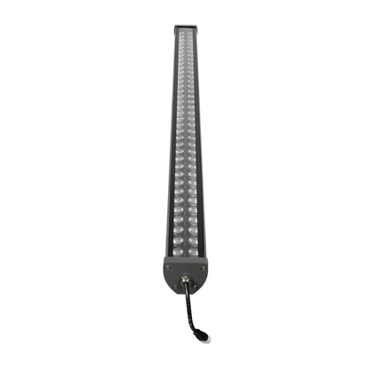 WASHERMOZA 90168 Μπάρα Φωτισμού Wall Washer LED 72W 6120lm 10-30° DC 24V Αδιάβροχο IP66 Μπλε Dimmable - Bridgelux SMD Chip - Γκρι Ανθρακί - Μ100 x Π14 x Υ7