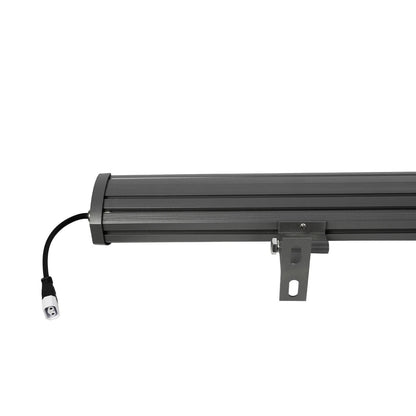WASHERMOZA 90168 Μπάρα Φωτισμού Wall Washer LED 72W 6120lm 10-30° DC 24V Αδιάβροχο IP66 Μπλε Dimmable - Bridgelux SMD Chip - Γκρι Ανθρακί - Μ100 x Π14 x Υ7