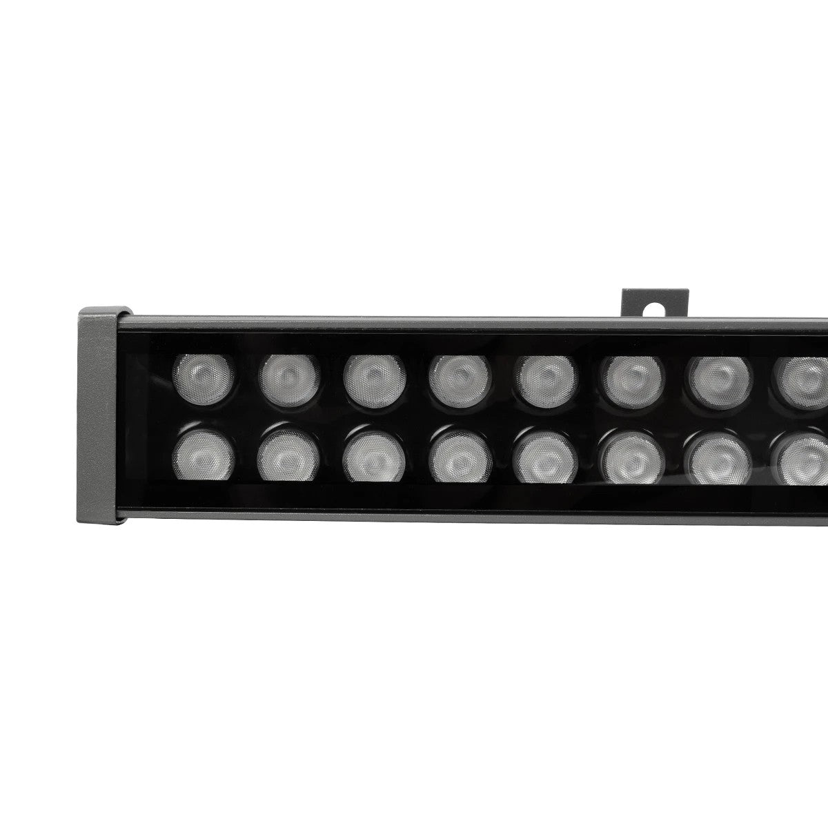 WASHERMOZA 90168 Μπάρα Φωτισμού Wall Washer LED 72W 6120lm 10-30° DC 24V Αδιάβροχο IP66 Μπλε Dimmable - Bridgelux SMD Chip - Γκρι Ανθρακί - Μ100 x Π14 x Υ7