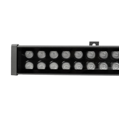 WASHERMOZA 90168 Μπάρα Φωτισμού Wall Washer LED 72W 6120lm 10-30° DC 24V Αδιάβροχο IP66 Μπλε Dimmable - Bridgelux SMD Chip - Γκρι Ανθρακί - Μ100 x Π14 x Υ7