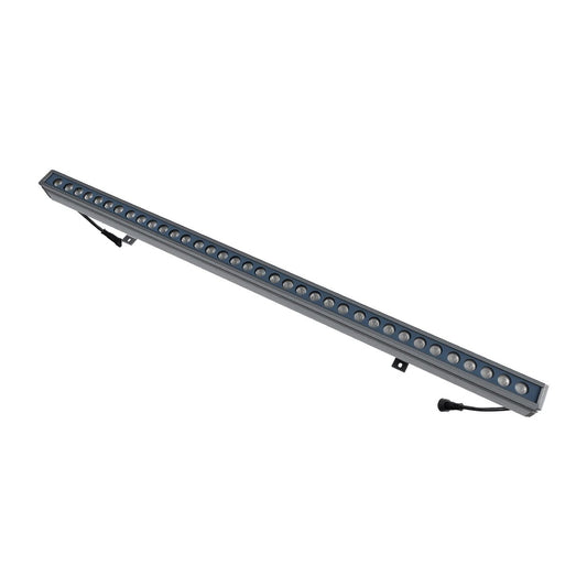WASHERMOZA 90170 Μπάρα Φωτισμού Wall Washer LED 72W 6120lm 10-30° DC 24V Αδιάβροχο IP66 Πολύχρωμο RGB Dimmable - Bridgelux SMD Chip - Γκρι Ανθρακί - Μ100 x Π5 x Υ4